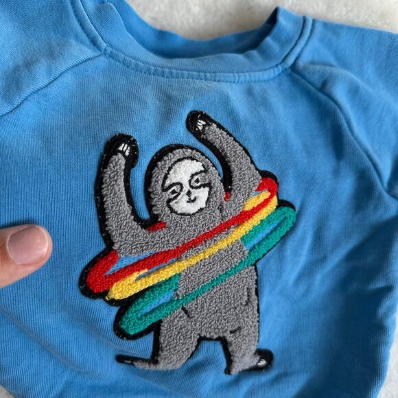 Hanna Andersson 3-6 Months Sloth Sweatshirt - Picture 1 of 5